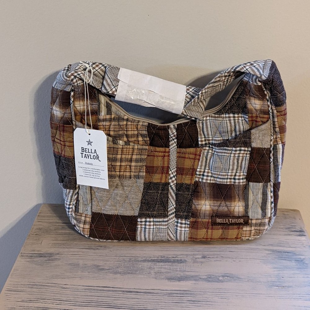 Bella Taylor Rory Blakely Patch work Shoulder Bag - Picture 2 of 3